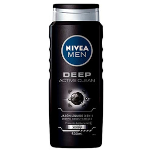 Nivea For Men Active Clean Body Wash - 16.9 oz