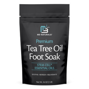 Tea Tree Oil Foot Soak and Epsom Salts for soaking | Foot Spa and Remedy for Athletes Foot, Stinky Feet, and Foot Soak for Dry Cracked Feet | Detox F