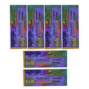 Mr. Pumice Purple PUMI Bar - Extra-Coarse, Pumice Stone for Feet Callus Remover, Pedicure Tools for Feet, Foot Scrubber for Dead Skin Remover, Foot C