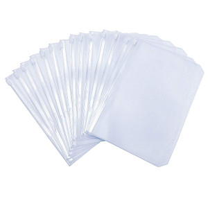 Harphia Mini Binder Pockets A7 6 Holes Binder Zipper Pouch Bag Folders for 6-Ring Notebook Loose Leaf Insert, Waterproof PVC Pouch Document Filing Ba