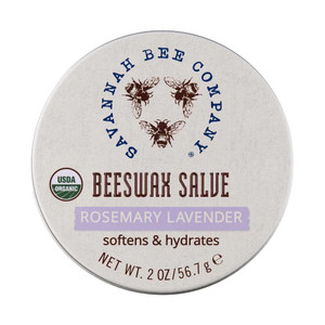 Savannah Bee Company Original Beeswax Salve - Deep Moisturizer Hand Salve - Rosemary Lavender - 2 Oz