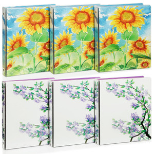 Fashion Design Binder 1 Inch,HYUNLAI 1 inch Art Binder,Holds Up to 8.5''11'' Paper,for Home,Office,and School Supply,6 Pack, YL-12