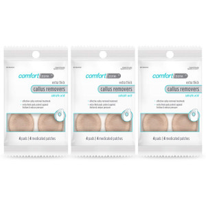 Comfort Zone Extra Thick Callus Remover Pads for Feet, Contains 40% Salicylic Acid, Protective Callus Pads for Feet to Cushion & Protect Against Fric