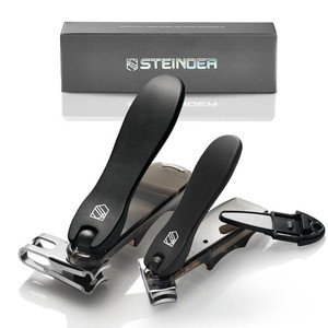 Nail Clippers, Steinder® Easy 360 Rotation Nail Clippers Set Made in Korea/cortauñas cortaúñas de Manos y pies/Gift for Men & Women Convenient Senior