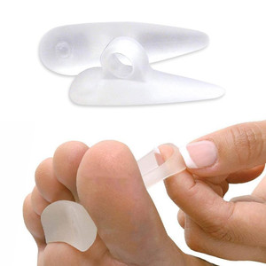 NatraCure Gel Hammer Toe Crest Pads (Left/Right) - 1 Pair  (Toe Straightening Cushion, For Mallet Toes and Overlapping Toes) - 3035-M CAT