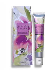 Mangiacotti Hand Repair Cream  Shea Butter & Chamomile, Fast-Absorbing Moisturizer for Dry Hands, Made in USA, 1.8oz, Jasmine Plum