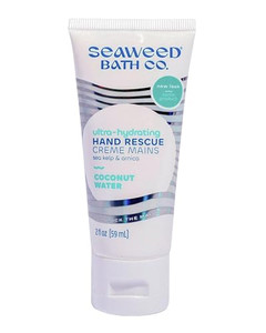 Seaweed Bath Co. Ultra-Hydrating Hand Rescue Moisturizing Cream - Coconut Water Scent - Sustainably Harvested Seaweed, Sea Kelp, Arnica to Soothe Dry