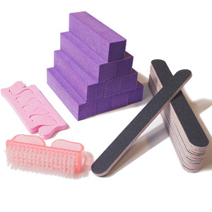 23 Pcs Nail Files and Buffers Brushes Emery Boards Set Professional Nail Manicure Tools Including 10 Pcs 100/180 Grit Nail Files,10 Pcs 120 Grit Nail