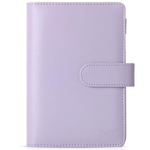 Mr. Pen- Planner A6 Black Leather Refillable Notebook Cover, 6 Ring Binder