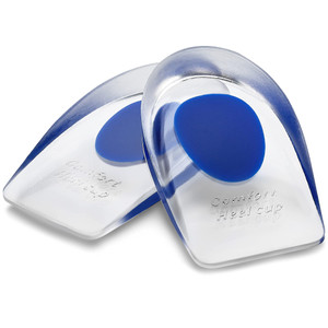 MEDCA Silicone Gel Heel Cushion Pads, Cups - Shoe Inserts for Plantar Fasciitis, Prevents Sore Heel, Bone Spur & Achilles Pain Relief for Men, US Sho