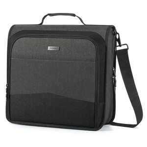 MoKo Zipper Binder with Multi-Pocket, 3 Inch 3 Ring Zipper Binder, 600 Sheet Capacity 6 Tab Expanding File Folder Multi-Pocket Zip Up Binders with Sh