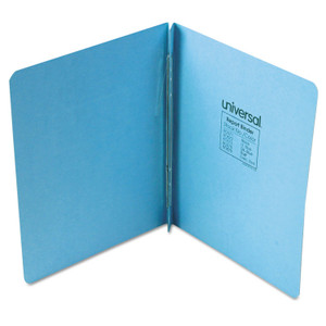 Universal Pressboard Report Cover, Two-Piece Prong Fastener, 3" Capacity, 8.5 X 11, Light Blue/Light Blue