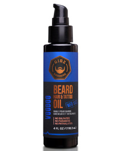 GIBS Grooming VooDoo Prince Beard, Hair & Tattoo Oil ââ¬â All-Natural with Bergamot, Sandalwood & Sage Scent-Softens, Strengthens Beard & Moisturi