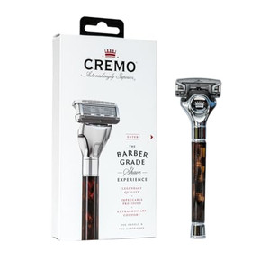 Cremo Astonishingly Superior Tortoise Shell (Horn) Razor Kit (Packaging May Vary)