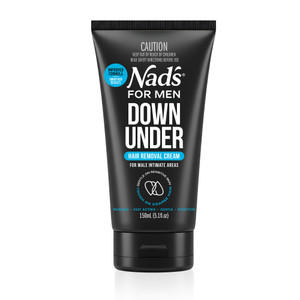 Nad's For Men Down Under Hair Removal Cream - Gentle Depilatory for Body, for Intimate areas, painless, soothing and suitable for all Skin and Hair t