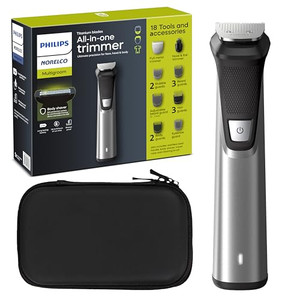 Philips Multi Groomer All-in-One Trimmer 23 Piece Grooming Kit, Trimmer for Beard, Head, Body, and Face Series 7000