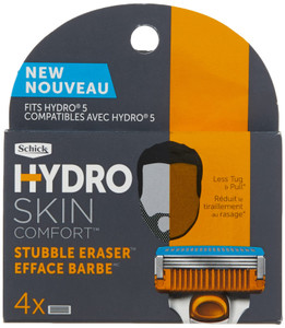 Schick Hydro Stubble Eraser Refills  Stubble Razor Refills, 4 Count