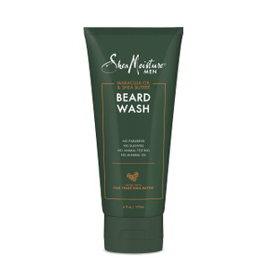 SheaMoisture Beard Wash for Full Beards - Maracuja Oil & Shea Butter to Deep Clean and Refresh - 6 oz