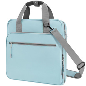 Betoores 3 Ring 2 Inch Zipper Binder, 500 Sheet Capacity Binder with Zipper for Girl and Boy, Compatible with 13-Inch MacBook, Handle and Shoulder St