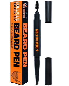 Beard Pen Filler for Men - Barber Styling Grooming Pencil - Waterproof Proof, Sweat Proof, Long Lasting Solution with Natural Finish - Cover Beard an