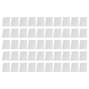 WGFOIP 50Pcs Sheet Protector, 20-Hole Design Front View PP Plastic Binder Sleeves, A5 Document Protectors for Presentation Notebook Report Binder