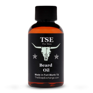 TSE for Men Beard Oil - Cool Mint Scent - Hand Crafted 2 fl oz / 60 ml Deep Conditioner, Nourishing Softener, Natural Ingredients, Stop Itching, Made