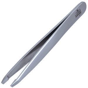 Camila Solingen CS25 4" Professional Surgical Grade Stainless Steel Precision Tip Eyebrow Tweezers for Facial Hair Shaping & Removal. Beauty Tool for