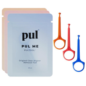 PUL Pack of 3 Reusable Clear Aligner Removal Tool  Compatible with Invisalign, Removable Braces, Retainers, Trays  Easy-to-Use Device Remover, Dent