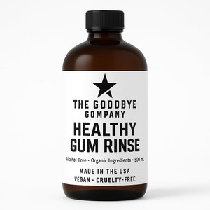 The Goodbye Company Healthy Gum Rinse  Handcrafted Natural Mouthwash for Bleeding Gums, Receding Gums & Fresh Breath | Organic Herbal Blend with Ess