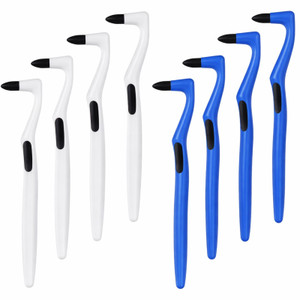 Geiserailie 8 Pieces Tooth Stain Eraser Tooth Stain Removers Tartar Remover Plaque Remover for Teeth Dental Polisher Cleaning Kit for Whitening Polis