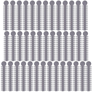 Angzhili Dental Ligature Ties for Braces,Orthodontic Ligature Ties,1040 Pcs Elastic O-Ring (Gray)