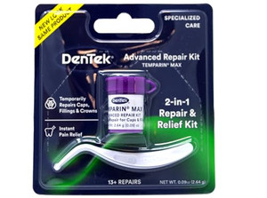 DenTek Temparin Max Advanced Dental Repair Kit, 13+ Repairs