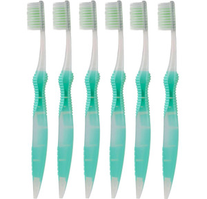 Sofresh Flossing Toothbrush - Adult Size | Your Choice of Color | (6, Teal)