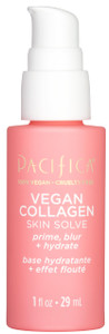 Pacifica Vegan Collagen Skin Solve Primer  3-in-1 Face Primer that Primes, Blurs & Hydrates, Skincare-Infused Formula with Collagen Peptides, Hyalur