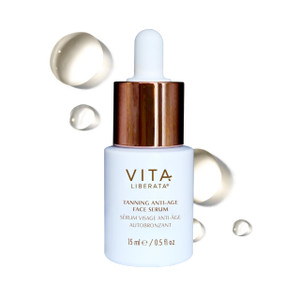Vita Liberata Anti-Age Face Serum - Dual Action Serum, Deeply Nourishing & Hydrating, Customizable Tan, Formulated with Bakuchiol & Organic Botanical