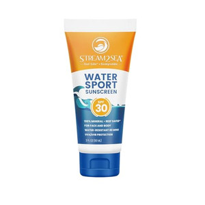STREAM 2 SEA SPF 30 Biodegradable Mineral Sunscreen, 3 Fl oz Non-Greasy and Moisturizing Reef Safe Sunscreen For Face Protection and Body Against UVA