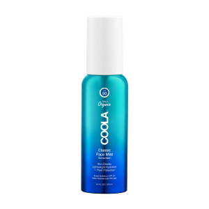 COOLA Organic Sunscreen SPF 50 Sunblock Face Mist, Dermatologist Tested Skin Care for Daily Protection, Vegan and Gluten Free, Natural Fragrance, 3.4