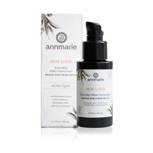 Annmarie Skin Care Sun Love SPF 20 Sunscreen - Reef Safe. - Non-Nano Zinc Oxide Sunscreen with Moisturizing Organic Pumpkin, Sunflower, Hemp Seed Oil