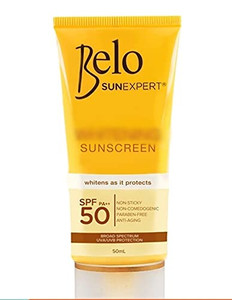Belo Sunexpert Sunscreen SPF 50 PA++, 50ml - Broad Spectrum UVA/UVB Protection