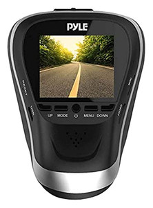 Pyle PLDVRCAM25 -1080p Dash Cam HD Dashboard Driving Camera for Cars and Vehicles with Night Vision - Discrete and Secure Window Mount - Snap Images