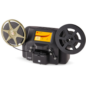KODAK REELS 8mm & Super 8 Films Digitizer Converter with Big 5 Screen, Scanner Converts Film Frame by Frame to Digital MP4 Files for Viewing, Sharin