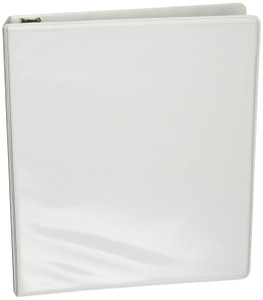 AbilityOne - 7510012034708 - Round Ring View Binders - 1" Capacity - White