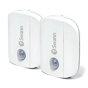 Swann Wireless Motion Alert Sensor Unit 2 Pack Easy Installation Both Indoors & Outdoors with Weatherproof Design, No Hub Required. Detect Movement U