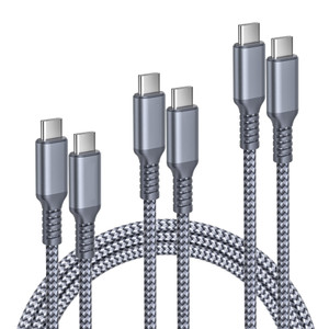 Elebase iPhone 17 Pro Max Charging Cord 3.3/6.6/10FT 3Pack,USB C to Type C,60W Fast Charger USBC Car Carplay Cable for Apple 15 16,AirPods 3,iPad Air