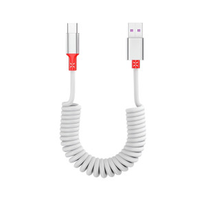 Coiled USB C Fast Charging Cable,[Apple MFi Certified] Retractable 3ft 60W USB A to USB C TPE Cord Screen Data Sync Compatible for iPhone 16 Pro/Pro