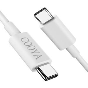 COOYA USB C to USB C Cable for Google Pixel 9 Pro XL 10 9a 8 7 6 45W Charging Cable 6ft Type C Cable PD Fast Charging Cord for iPhone 17 16 Pro Max 1