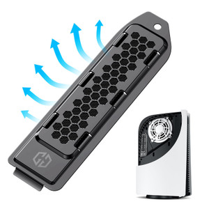 GRAUGEAR Metal Heat Dissipation Cover for PS5 M.2 SSD Expansion Slot | Fit for PlayStation 5 NVMe SSD w/Heatsink | New Breathable Cellular Hole | Coo