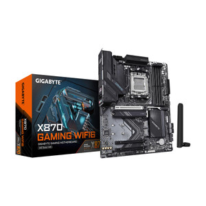 GIGABYTE X870 Gaming WIFI6 AMD AM5 LGA 1718 Motherboard, ATX, DDR5, 3X M.2, PCIe 5.0, USB4, WiFi 6, 2.5GbE LAN, EZ-Latch, 5-Year Warranty