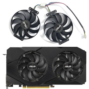 FDC10H12S9-C T129215SU 6PIN RTX 2060 Super GPU Fan for ASUS GTX 1660 1660Ti Dual EVO OC RTX2070 Graphics Card Cooler Fan (FDC10H12S9-C)
