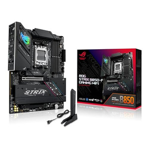 ASUS ROG Strix B850-F Gaming WiFi AMD AM5 B850-F ATX Motherboard 16+2+2 Power Stages, AI PC, DDR5 AEMP, WiFi 7, 4X M.2, PCIe® 5.0, Total Support of 1